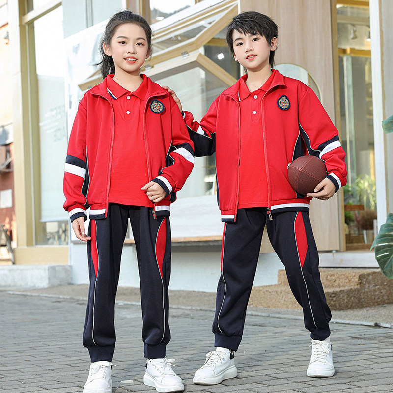 幼儿园园服秋冬装学院风小学生班服套装春秋季新款儿童运动会校服