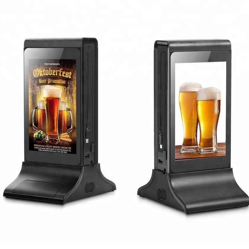 FYD-835E 创新智能安卓7寸双面带视频图片播放桌面充电广告