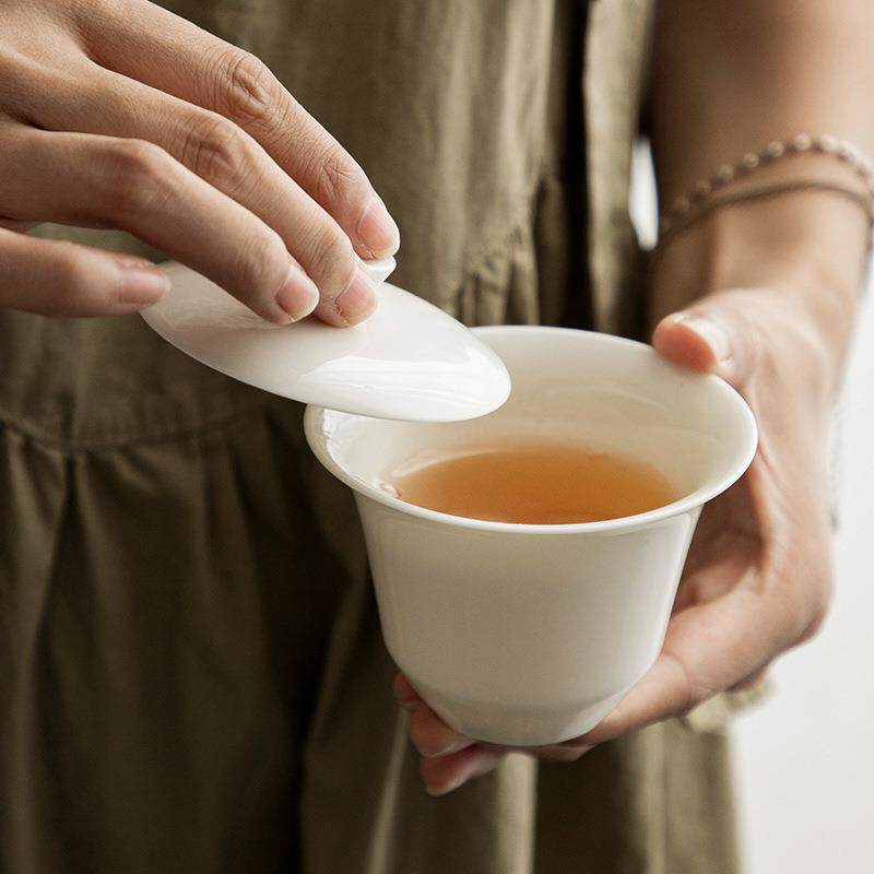 便携茶具盖碗玻璃茶具快客杯旅行茶具草木灰公道杯一壶五杯收纳包