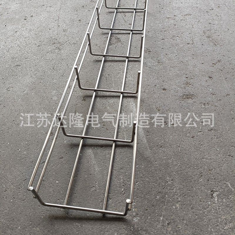 网格桥架不锈钢304机房电缆桥架镂空网格线槽100*50*4*3000