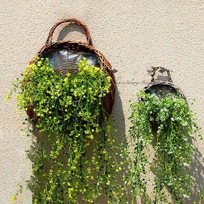 直销1 Set Flower Basket Handmade DWeaving Multi-Functio.n Ra