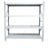 甄选一件起批仓储货架工厂多层加厚白色货架家用库房轻型中型仓库