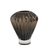 甄选现艺术灯笼花级感厚底玻璃摆件简约插花装 饰摆件客厅样板间