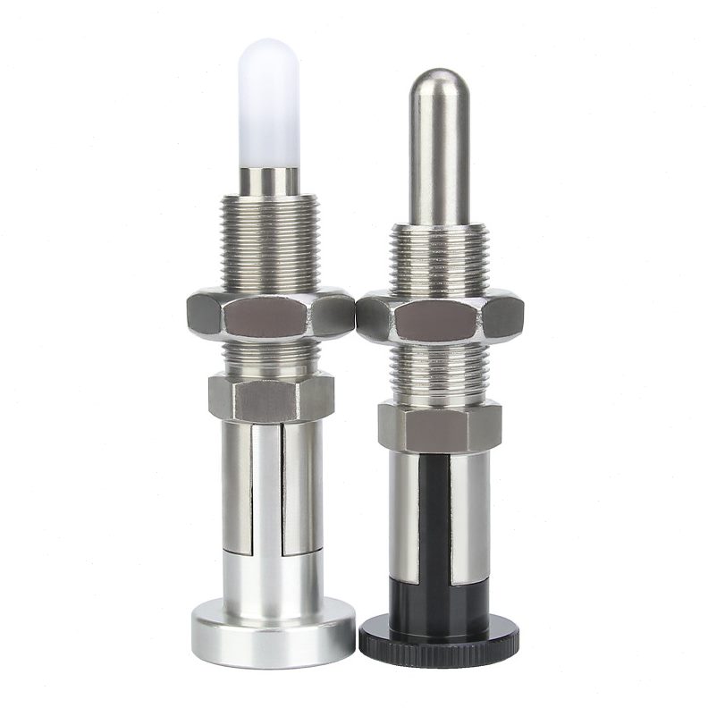 甄选VCN253不锈钢自锁型旋钮柱塞M20*1.5分度销VCN220弹簧定位快