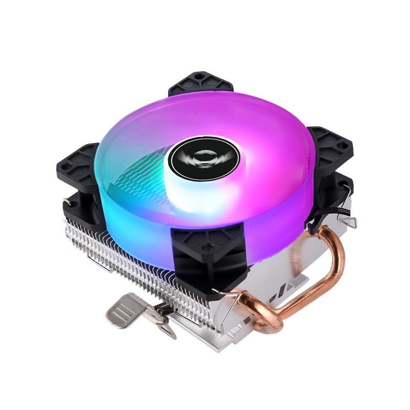 下压式散热器2011针双铜管x79主板风冷4热管台式机cpu风扇静音x99