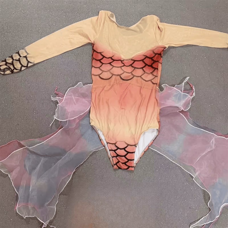 新品三角连体泳衣长袖自由潜水温泉泳装2024新款