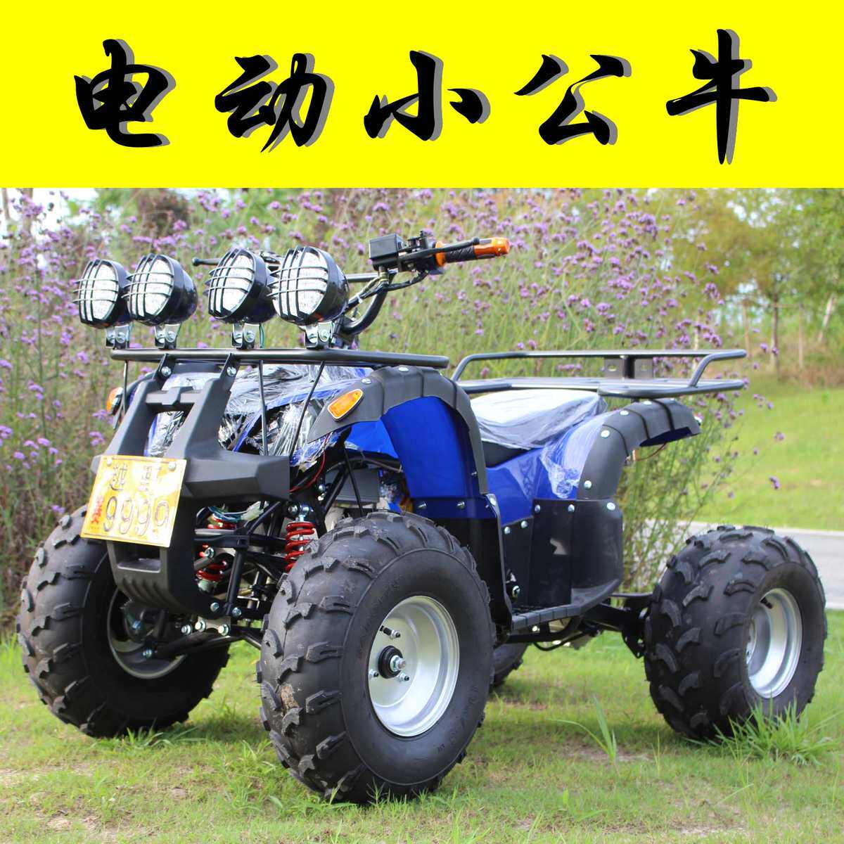 沙滩车四轮电动车四轮越野车48V-7M2V轴传动电动山地车