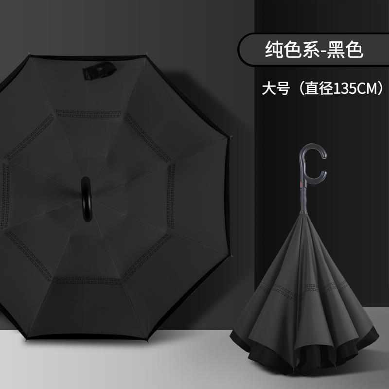 大号持车载站立男女双层免双人伞长柄寸加印可大人反向汽车自动30