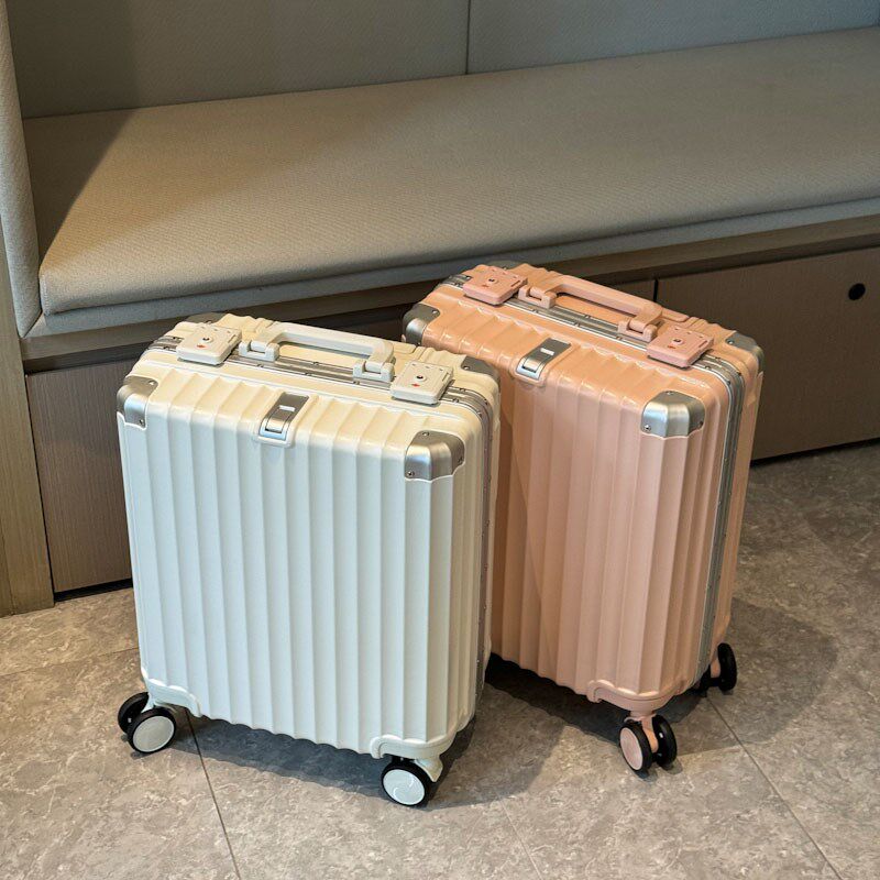 18寸登机箱行李箱男女横款可上飞机免托运20小型轻便W拉杆密码方