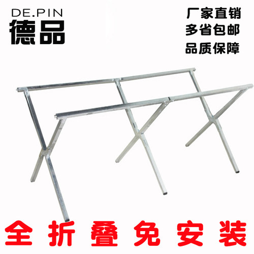 地摊架子摆货架夜市摆摊架便w携折叠货架可伸缩服装展示架摆摊工