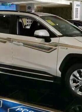 适用于20新款威兰达车身彩条拉花 腰线H车贴 汽车装饰贴纸配件专
