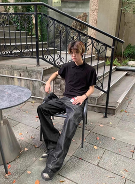 原牛13盎司百搭微喇牛仔裤通勤神裤新款日系慵懒文艺ins简约时尚