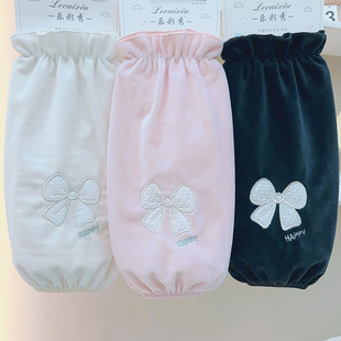 长款羽绒服袖套防污袖头女款秋冬季新款韩版时尚防脏护袖棉衣套袖