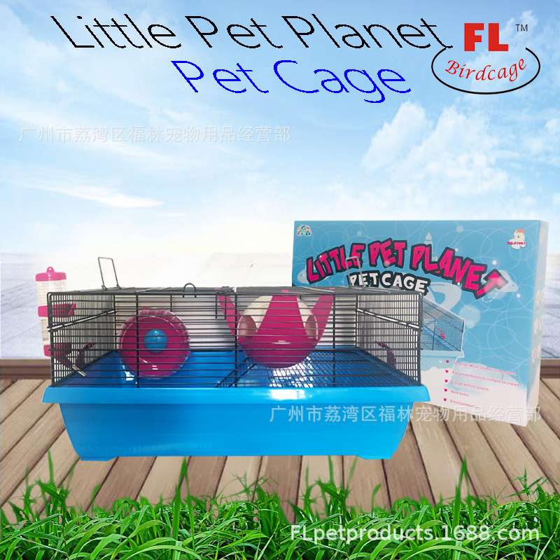 大号仓鼠笼基础笼仓鼠笼子用品金丝熊窝别墅单双层 Hamster cage