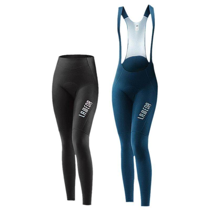 兰帕达lameda骑行裤长裤女士专业春夏季公路车自行车裤子背带裤