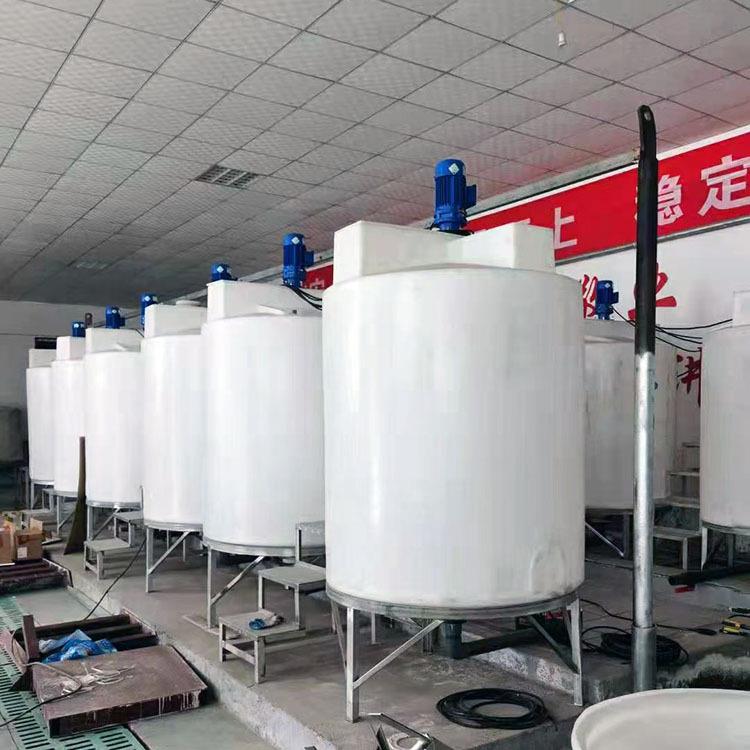 2000L锥底平底搅拌桶吨PE加药箱4吨桶5000L水肥罐6000L加药桶