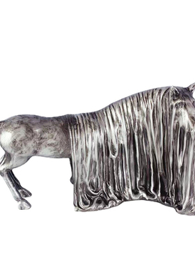 现代新中式神秘马创意摆件家居样板房间售楼处玄关博古架动物饰品