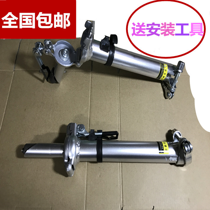 折叠自行车把立/车把立管22.2/25.4自行车立管/折叠立管卡头配件