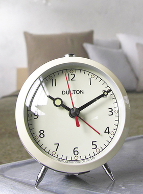 稻谷藏库 DULTON 静音复古种表 石英机芯闹钟