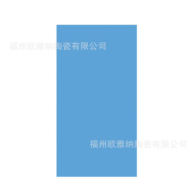 工程砖75x150天蓝色不透水厨房瓷砖-小规格蓝色瓷片