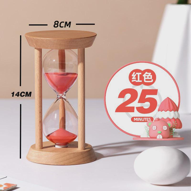 新年沙漏计时器儿童5/10/25/30分钟半小时流沙瓶摆件定制时间新款