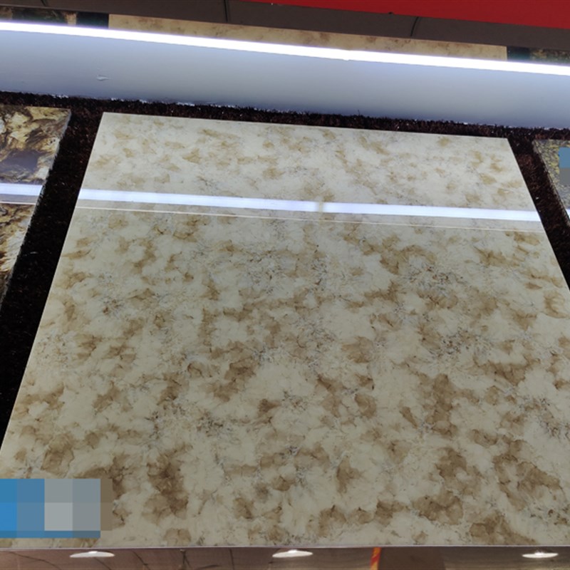 800一代米黄爆米花微晶石瓷砖 客餐厅厨卫室内简约现代地砖墙砖