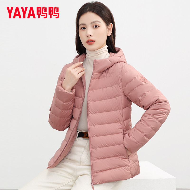 鸭鸭2025年冬季宽松羽绒服