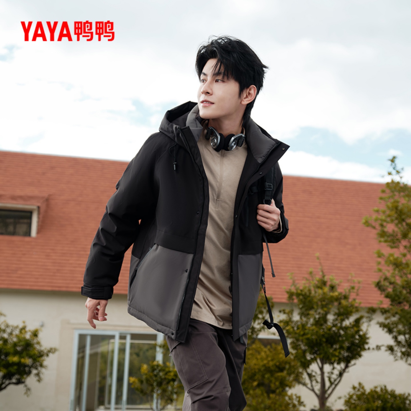 欧豪同款鸭鸭羽绒服男女2025年