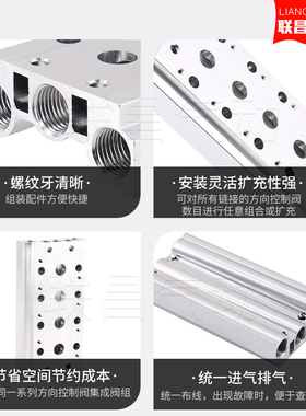 4V310-10电磁阀底座TG2531-10连接汇流板300M2F3F4F5F6F7F8F9F10F