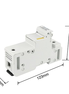 银森RT18-125AM熔断器底座RO17保险管22X58保险丝熔芯外壳1P 125A