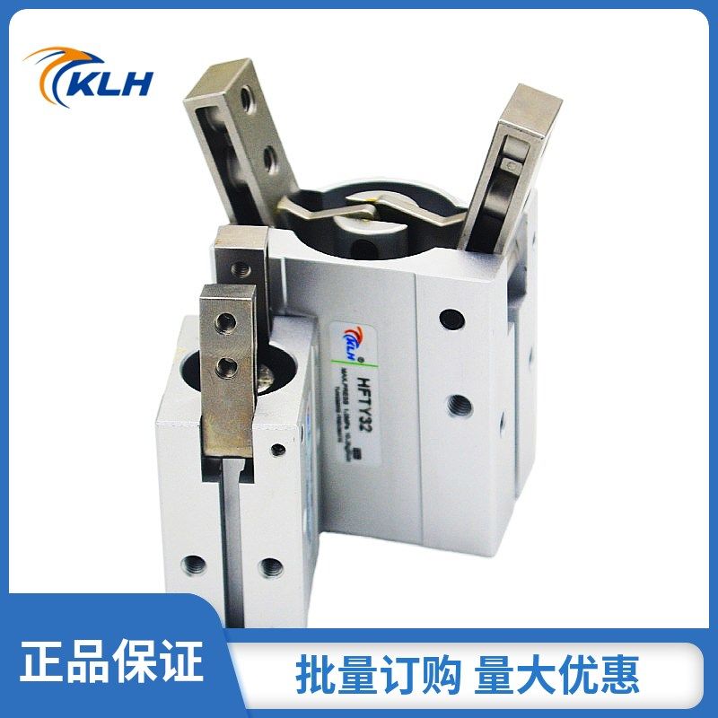 手指气缸气动滑台气爪HFTY/HFY/MHC2-10/16/20/25-D/S单动-双动机