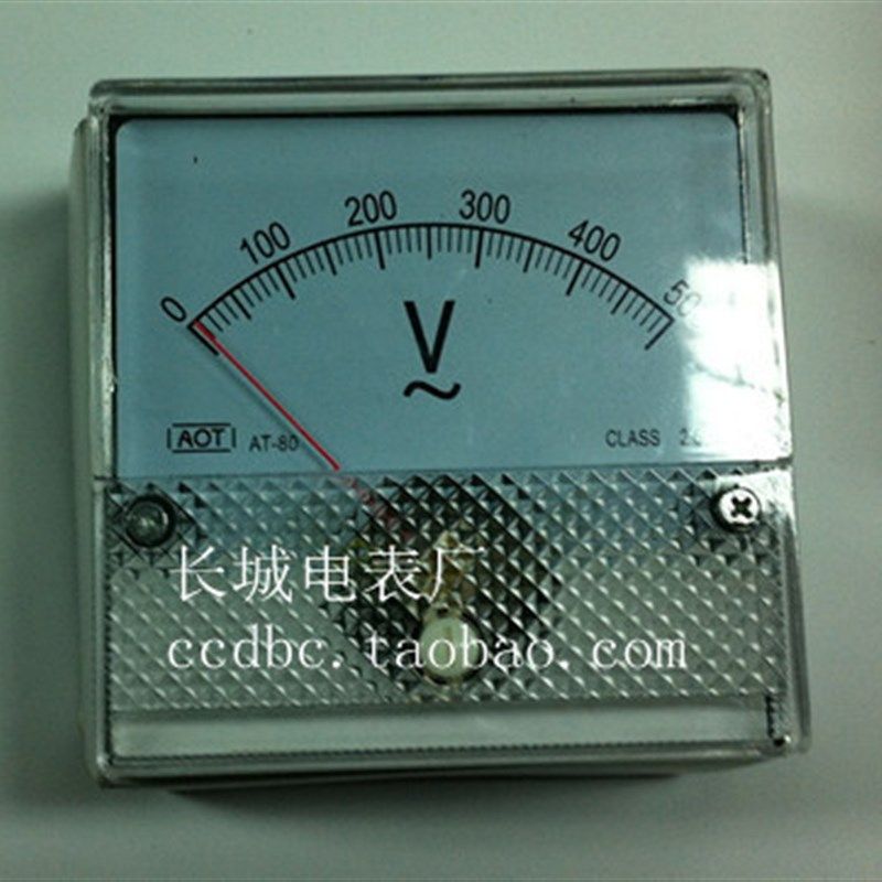 长城电表厂 DH80 500V  电压表