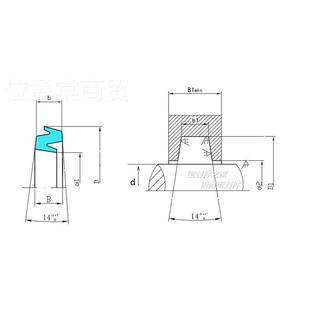 内径1455 150 6155 97标TBI准Z型油封密封圈 160 170 ZQ4075