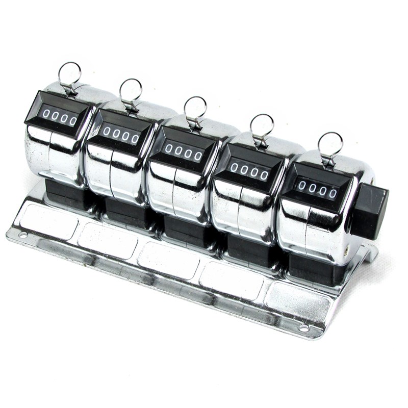 5连体手动计数器 藻类分类实验室用医院化验室专用分类五连轴计数