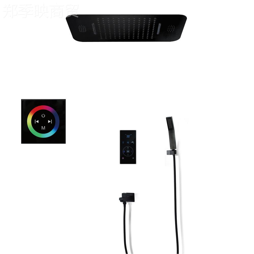 HIDEP装花洒入墙暗式预埋黑色ED淋浴套OXC装厂家HIL05082EA-2