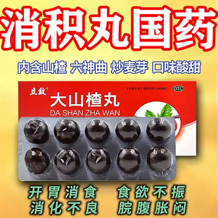 大山楂丸滴北京消积丸同仁药堂化食消积消化不良调理肠胃的药正品