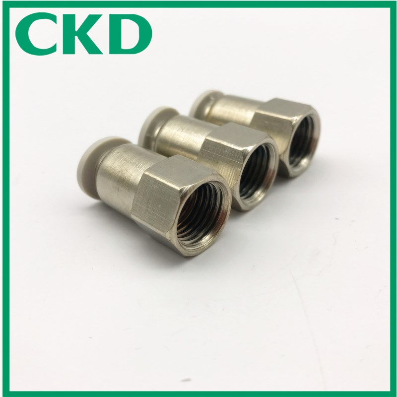 原装CKD内螺纹直通气管快插接头GWS8-6-M GWS8-8-M GWS8-10-M现货