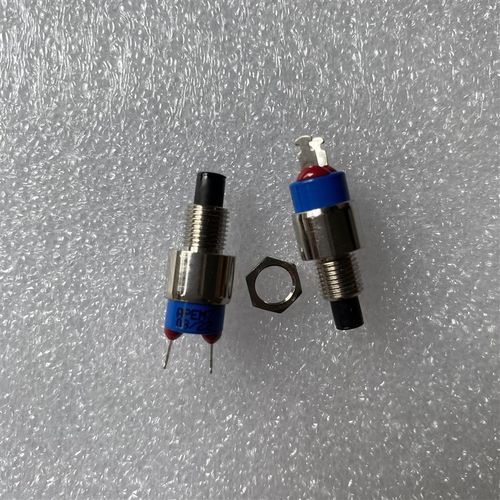 301ZQE进口法国APEM微型按钮键2脚复位电源开关3A125VAC常开孔6.3