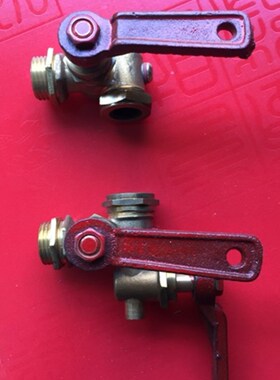 锅炉全铜考克液面计阀门三通旋塞阀水位计开关压力表玻璃管4分6分
