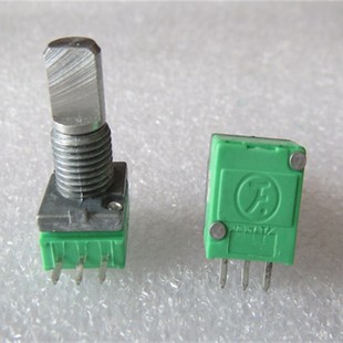 RK0911型进口台湾普耀型B1K单联精密功放音响音量B102电位器半柄