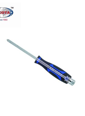 力可达 进口专业十字穿心螺丝批螺丝刀敲击螺丝刀起子ASD-650751