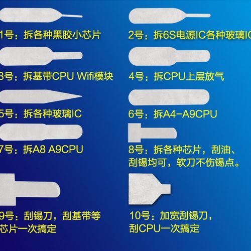 手机维修拆cpu撬刀 雕刻刀 拆芯片刀片 主板拆机神器除胶铲刀工具