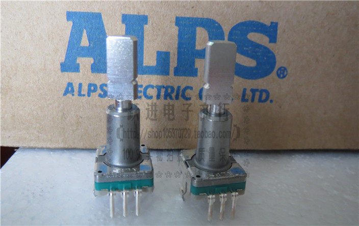 进口日本ALPS EC12 DVD编码器 30点步进旋转编码开关 5脚柄长22.5