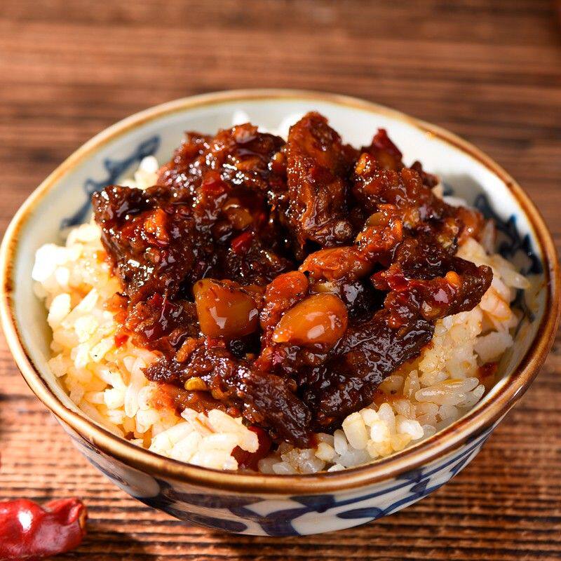 【湖北老字号】尝香思香辣牛肉酱下饭拌饭酱夹馍拌面辣椒酱