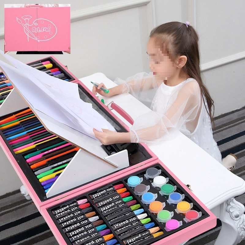 儿童绘画套装学习用品画笔画画工具儿童绘画套装小学生水彩笔画笔