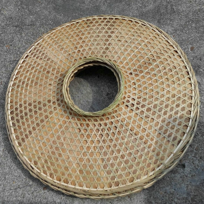 竹编夏季制品g汉装竹叶帽幕篱帷帽竹编斗笠侠客侠女帽空顶凉爽遮