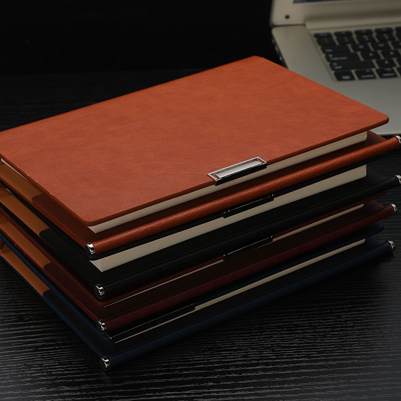 活页本商务办公记事本可p定制logo封面笔记本可替芯活页夹A5本子