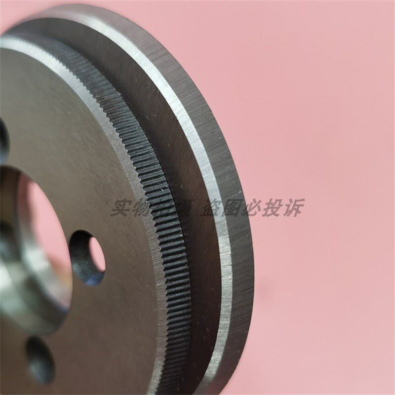 奇峰牌奇力捆条刀带齿无齿切滚条机捆条机圆刀片高速钢65*26*4mm