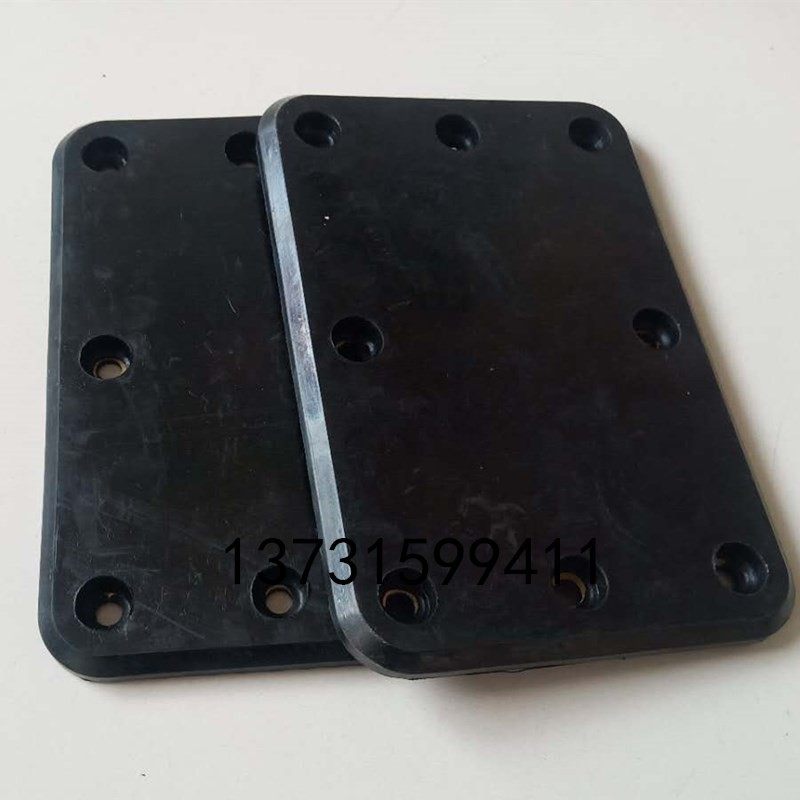 叉车配件 纸卷夹橡胶板 特力夹橡胶垫块 包夹缓冲耐磨垫