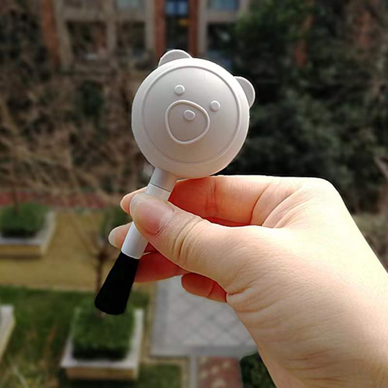 宏荣迷你园艺多肉卡通除尘刷小熊电脑相机吹尘球毛刷套装